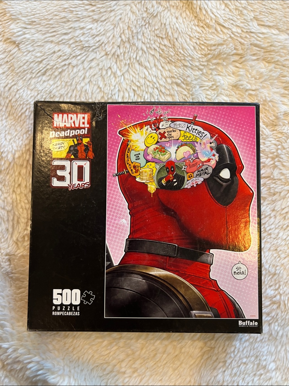 Marvel Deadpool 500 piece buffalo So Meta puzzle